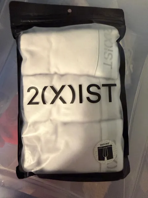 2(X)IST Cotton 3PK Boxer Brief Size SM White 100% Cotton New
