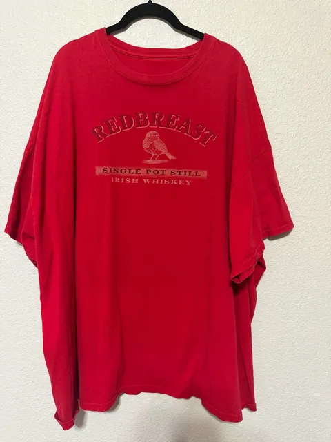 Redbreast Irish Whiskey Single Pot Still Graphic T-Shirt Red