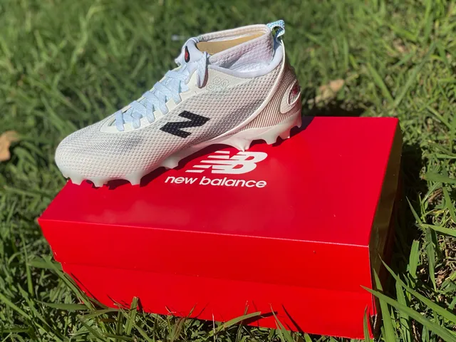 New Balance FreezeLX v5 Lacrosse Cleats White Black