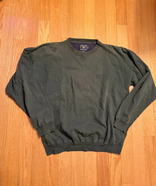Vintage Chaps Ralph Lauren Sweatshirt Size L Green Crewneck