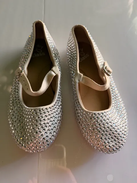 Art Class Rhinestone Mary Jane Flats Size 13