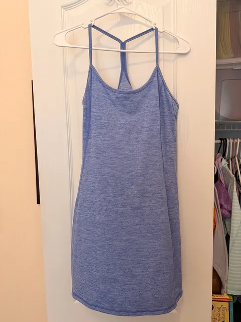 Calvin Klein Performance Athletic Dress Size S Blue Heather Racerback