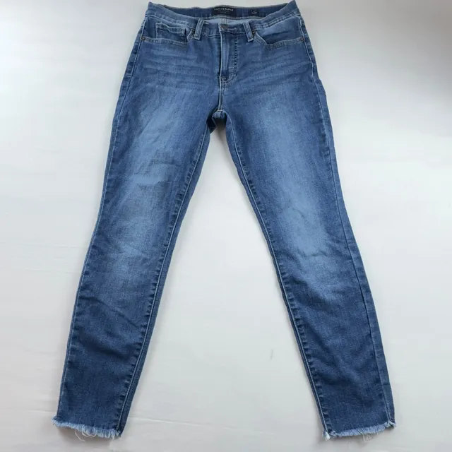 Lucky Brand Jeans Blue Denim Raw Hem