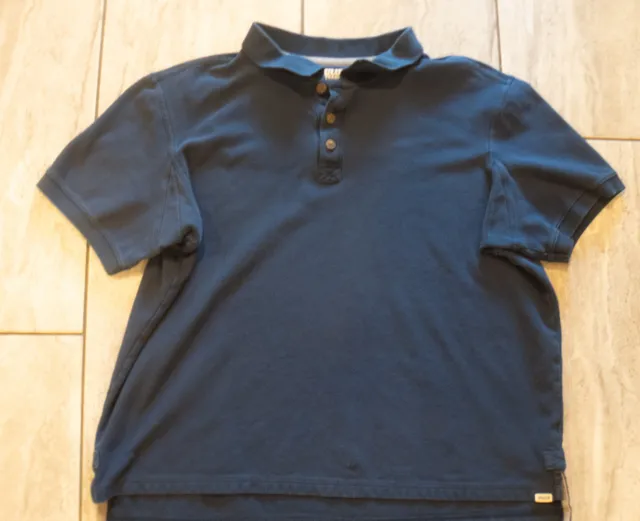 Duluth Trading Co Relaxed Fit No Polo Size XL Blue