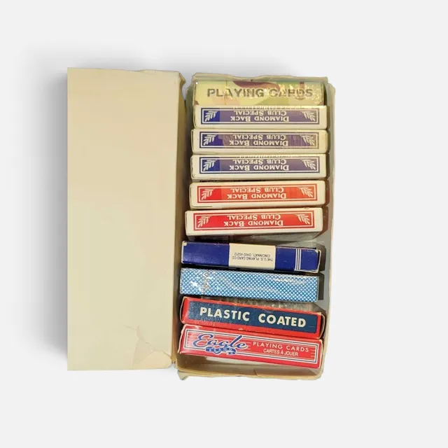Bee & Assorted Vintage Playing Cards Lot of 10 Decks