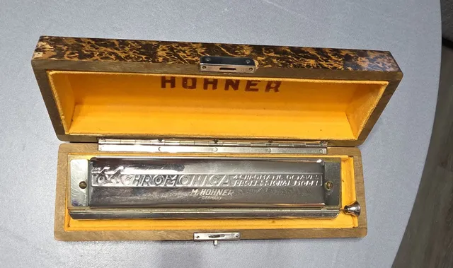 Hohner The 64 Chromonica 4 Octave Professional Harmonica with Case