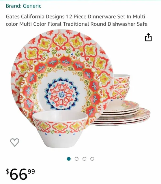 NEW IN BOX!!! Melamine dishes