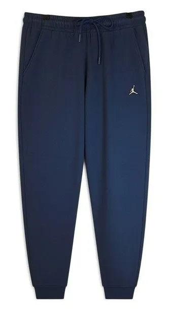 Jordan Sweatpants Size M Blue Fleece Joggers