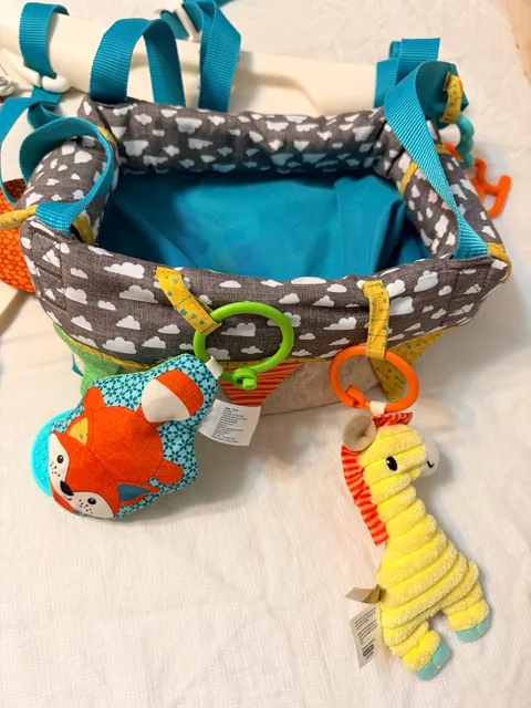 Bright Starts Bounce 'n Spring Deluxe Door Jumper with Take-Along Toys