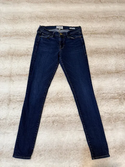 FRAME Le Skinny de Jeanne Size 29 Blue Denim Jeans