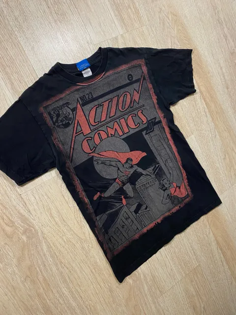 DC Comics Superman Action Comics No. 23 T-Shirt Size M Black