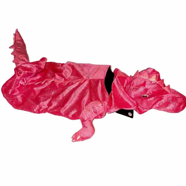 Pink Dinosaur Dog Costume XL NWT Halloween Pet Apparel