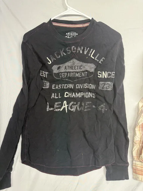 Arizona Jean Company Jacksonville Thermal Shirt Size L Black Long Sleeve