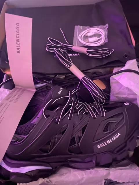 Balenciaga Track LED Size 44 Black Sneakers