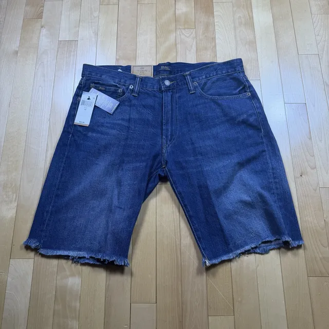 Polo Ralph Lauren Denim Jorts Men’s 33 Baggy Raw Hem Classic Fit NWT Y2K