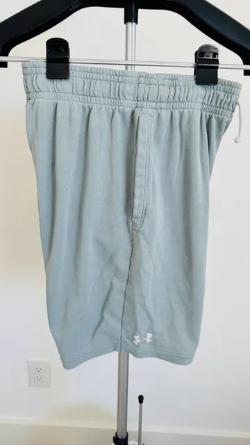 Under Armour Rival Terry Shorts Size M Green Fleece Sweatshorts
