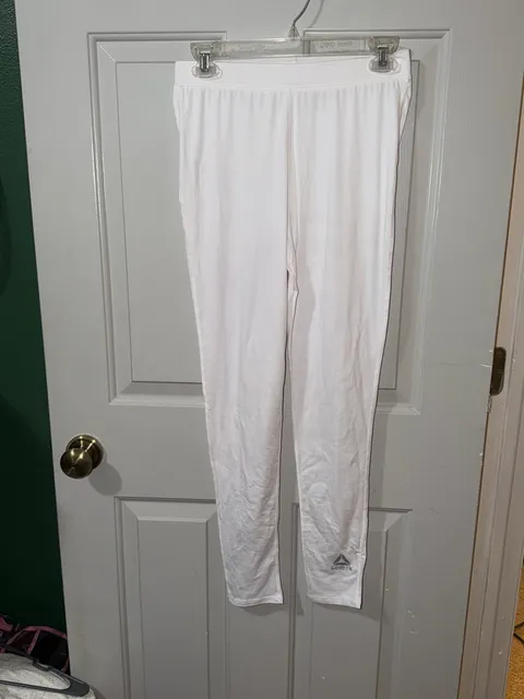 Reebok Leggings Size M White Underwear Pants