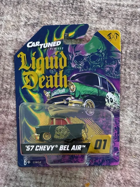 CarTuned Liquid Death '57 Chevy Bel Air 01 Toy Vehicle