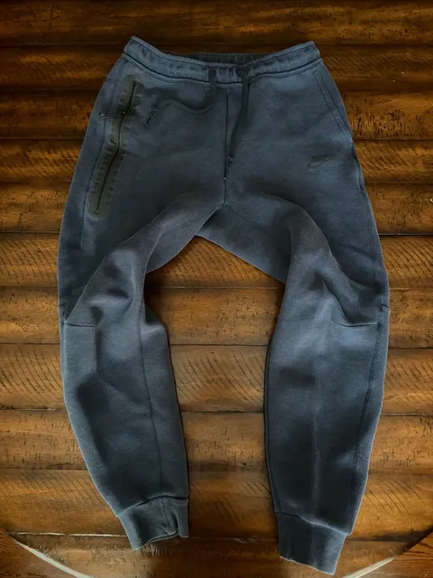 Nike Tech Fleece Joggers Size M Navy Blue Sweatpants