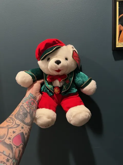 Dandee Snowflake Friends Christmas Holiday Plush Bear Toy New With Tags