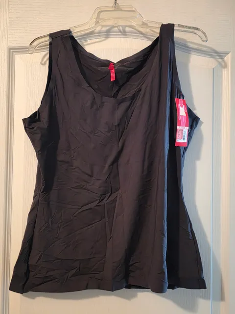 NWT Spanx Thin-Stincts Tank Top Size 3X Black Medium Slimming Cami $62
