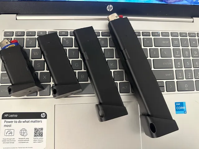 BIC Lighter Magazine Holder Set of 4 Black