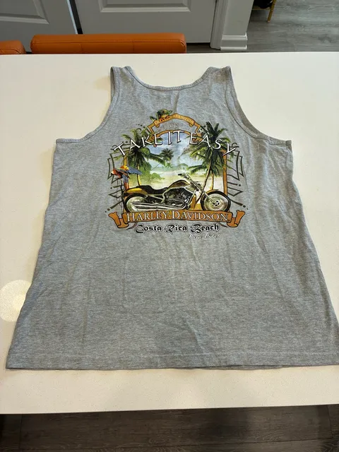 Harley-Davidson Costa Rica Women’s Tank Top Size XXL Gray