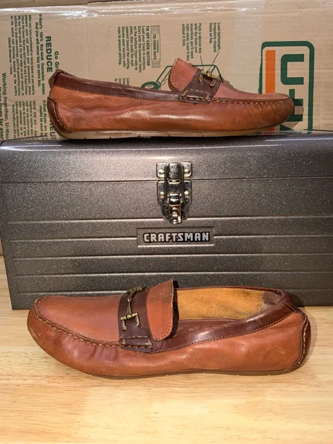 Cole Haan C25979 Bit Loafers Size 11M Brown Leather