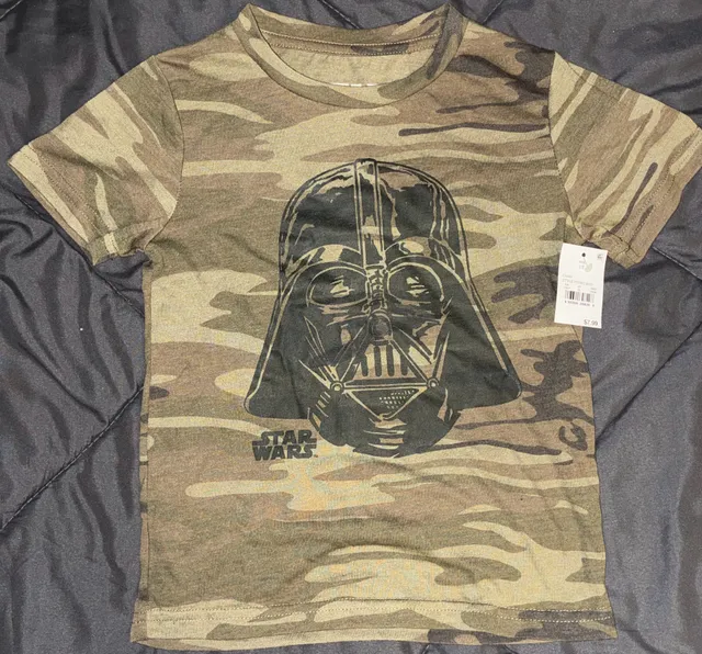 Star Wars Darth Vader Camo T-Shirt Size 5T