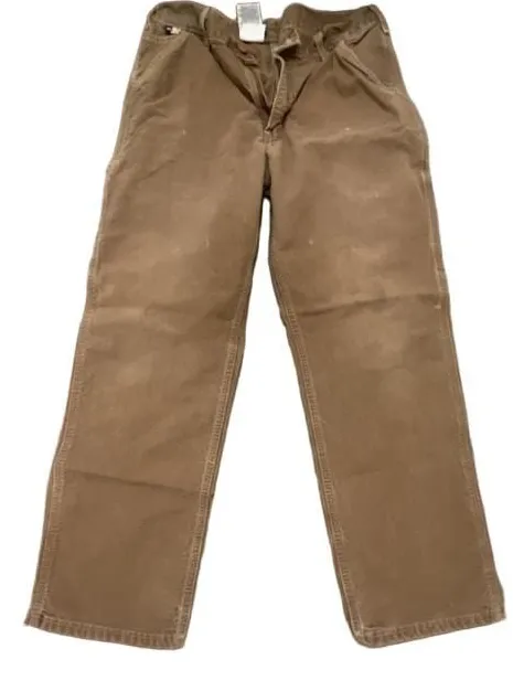 Carhartt FR Work Pants Size 31x30 Brown Flame Resistant