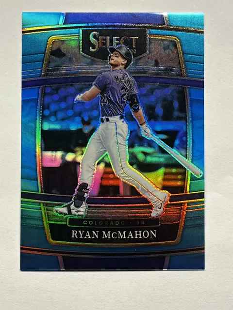 2022 Panini Select Concourse Ryan Mcmahon #29 Light Blue Prizm /149 Rockies