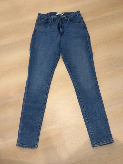 Levi's 721 High Rise Skinny Jeans W30 L30 Blue Denim