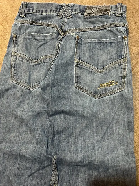 Vintage Southpole Embroidered Denim Jeans