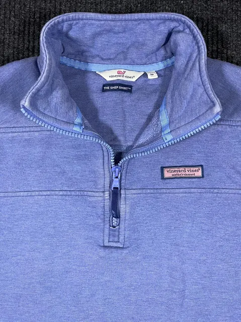 Vineyard Vines The Shep Shirt and Joggers Size M Blue Quarter Zip Pullover