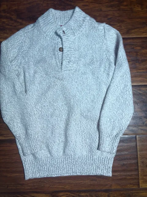 Carter's Knit Button Pullover Sweater Size 7/7A Gray