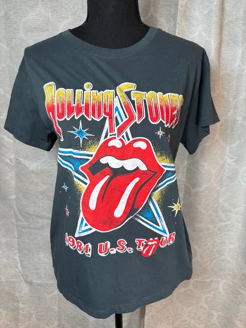 Letluv Rolling Stones 1981 U.S. Tour T-Shirt Size S