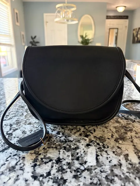 Coach Casey Leather Black Crossbody Bag Style 9923