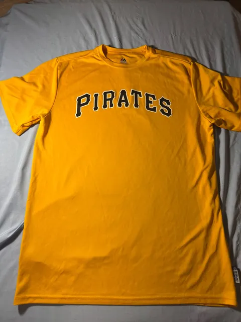 Majestic Pittsburgh Pirates MLB Cool Base T-Shirt