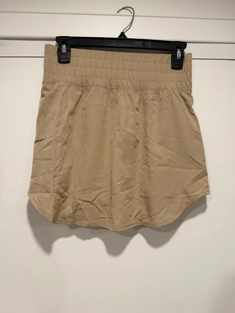 Pinspark Athletic Skort Size S Khaki Tennis Skirt Shorts