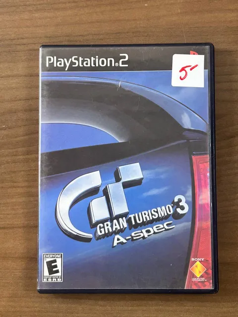 Gran Turismo 3 A-spec PS2 PlayStation 2 2001 Disc Case Manual