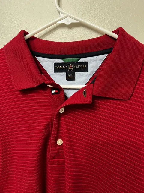 Vintage 90s 00S Tommy Hilfiger Mens Golf Polo Shirt Size XL