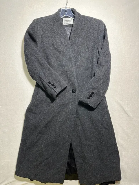Ferncroft Vintage Wool Overcoat Gray