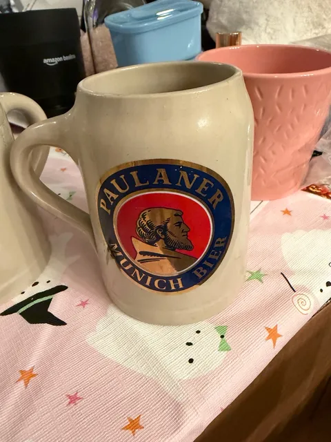 Paulaner Munich Bier Ceramic Beer Mug Stein