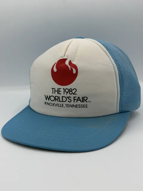Vintage 1982 Worlds Fair Knoxville Tennessee Trucker Hat Young An Snapback
