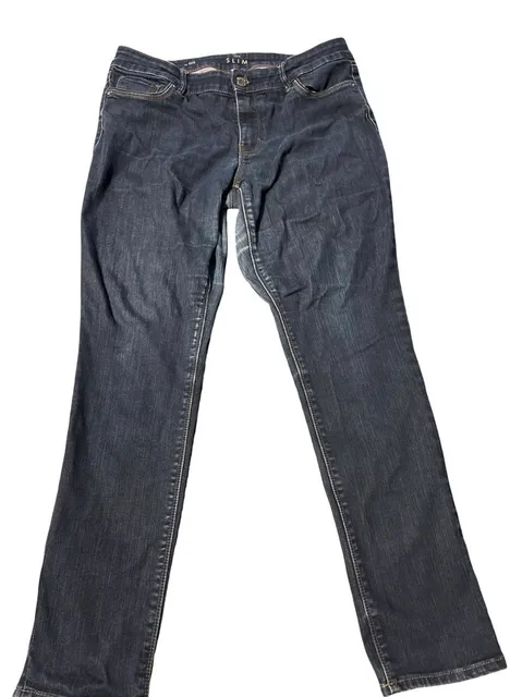 Tommy Hilfiger Women’s Slim Jeans Size 6S Dark Wash Stretch Straight Leg Denim