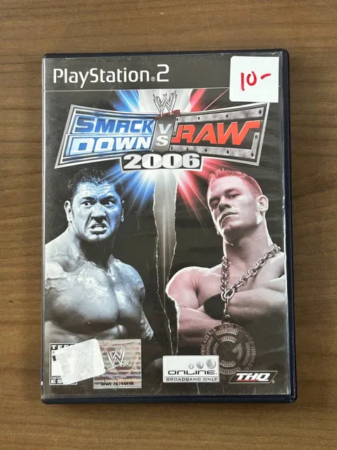 WWE SmackDown vs. Raw 2006 Greatest Hits PS2 PlayStation 2 Disc & Case