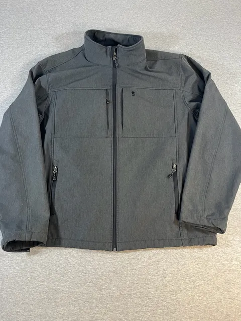 Free Country Gray Softshell Jacket Men’s XL