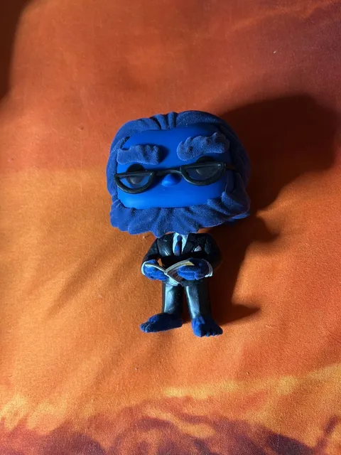 Funko Vinyl Figure Blue Character Reading
