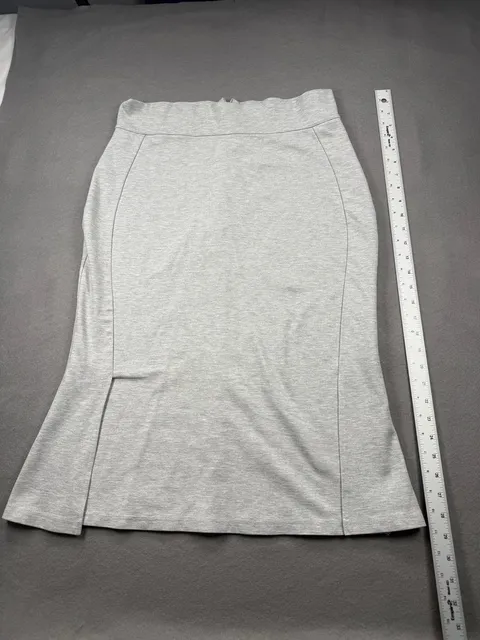 Urban Coco Skirt Size L Gray Midi Mermaid Split Hem