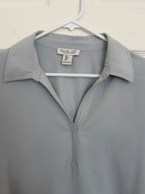 Rachel Zoe Blouse Size L Blue
